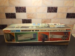 1980 Monogram Fruehauf 40 Foot Van Trailer Harley-Davidson Vintage Model #1207