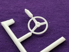 1991 Chevy S-10 Lowrider CUSTOM STEERING WHEEL from Revell 1:25 Model Kit