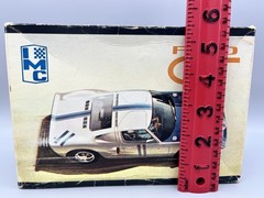 Vintage BOX ONLY IMC Ford GT Racing Model Car Kit ~ See Photos