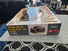 1:35 Scale MiniArt Dingo Mk.lb British Scout Car W/crew #35067 Model Kit Open