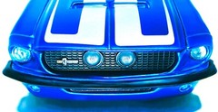 Ford Mustang GT1 24Shelby18Cobra Jet Race Car1969Custom Built12Metal Model1967