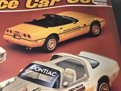 Vintage 1/25 MPC ERTL INDY PACE CAR SET CORVETTE CAMARO FIREBIRD NOS SEALED 1987