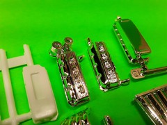 Mongoose 1957 57 Chevy Bel Air 1/24 426 Hemi Motor Zoomie Headers Funny Car