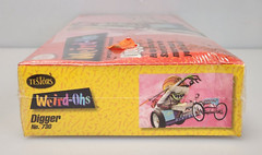 1993 Testors Weird-Ohs Digger 8″ Long Skill 2 Plastic Model Kit 730, New Sealed