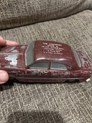 Vintage Banthrico Coin Bank 1949 1950 Ford Shoebox Promo Dealer Advertising