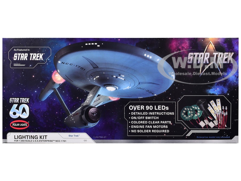 STAR TREK ORIGINAL SERIES USS ENTERPRISE LIGHTING KIT 1/350 POLAR LIGHTS MKA076