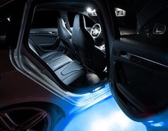 Ijdmtoy Aqua Ice Blue Led Compartment Glove Or Footwell Lights Compatible