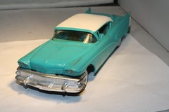 1958 Buick Roadmaster 75 Promo 1/25 Scale Model Car Unbranded Made in USA