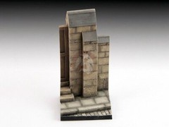 Royal Model 1/35 – 54mm (1/32) Stone Wall with Road Section Base (4cm x 4cm) 921