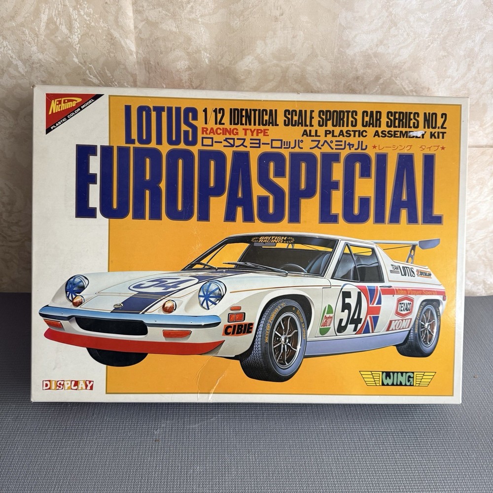 Nichimo Racing Type Lotus EuropaSpecial Wing 1/12 Kit **SEALED BAGS**
