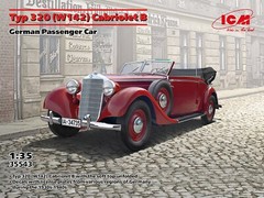 Typ 320 (W142) Cabriolet B German Passenger Car (Model kit) 1/35 ICM 35543
