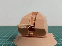 3D Printing 1/200 Russian warships A-190 naval gun Unpainted