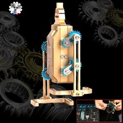 TECHING Aluminium Alloy Metal Walker Robot Walking Robot Model Assembly DIY Kits