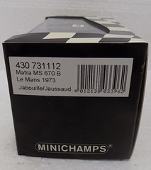Minichamps Matra MS 670B – 3rd Le Mans 1973 Jabouille/Jaussand
