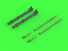 Master 1/35 WWII German machine gun MG-34 barrels drilled cooling jacket version