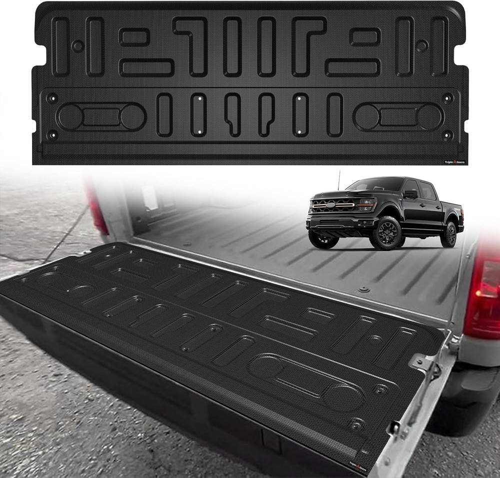 Truck Mat Compatible with 2021-2026 Ford F150 Accessories, Tailgate Mat Custom F