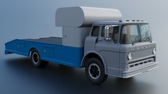 3d Printed 1/25 1972 C-700 Ramp Truck