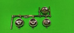 AMT ’72 Chevy Pickup Truck Fleetside 1/25 Bbs Wire Wheel Rim Chrome