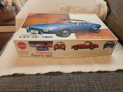 1967 Vintage Nichimo 1/24 Toyota Sports 800 Motorized Model Kit Rare Japan UP-15