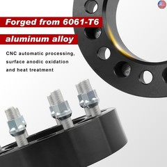 8×6.5 Wheel Spacers for 2013-2023 Ram 2500, 2012-2018 Ram 3500 with 14×1.5