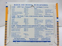 ROCO MINITANKS DBGM #295 Bundeswehr German Army MAN 4530 7 Ton Dump Truck #2
