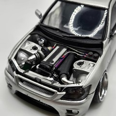 1/24 1JZ/2JZ Big Turbo w/ Toyota Altezza Engine Bay Transkit
