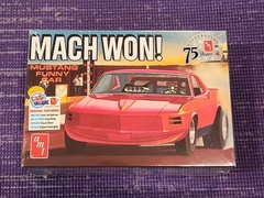 AMT Mach Won 1970 Ford Mustang Funny Car Plastic Model Kit Sealed