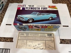 JO-HAN 1962 PLYMOUTH FURY CONV ORIGINAL BOX/INSTRUCTIONS!! CIRCA 1970’s! VMCP!