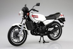 Aoshima 1/12 Diecast Motorcycle, 1/12 Yamaha RZ250 NEW PEARL WHITE
