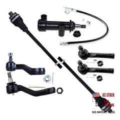 7pcs Front Suspension Kit Inner Outer Tie Rod End fit for Chevy Silverado