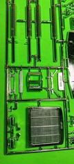 Chrome Sprue Grill Peterbilt 359 Cross Country Hauler 1/25 AMT Mirrors Exhaust