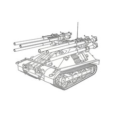 MRY-SFW SS140 1/200/350/700 Model US Multiple 106mm Self-propelled Rifle M50
