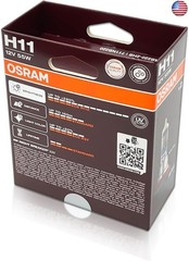H11 Night Breaker 220 Halogen Headlight Bulbs 64211NB220-2HB 3900K 12V 62W