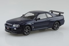 Aoshima 1/32 Nissan R34 Skyline GT-R Midnight Purple Snap Kit Pre Colored JAPAN
