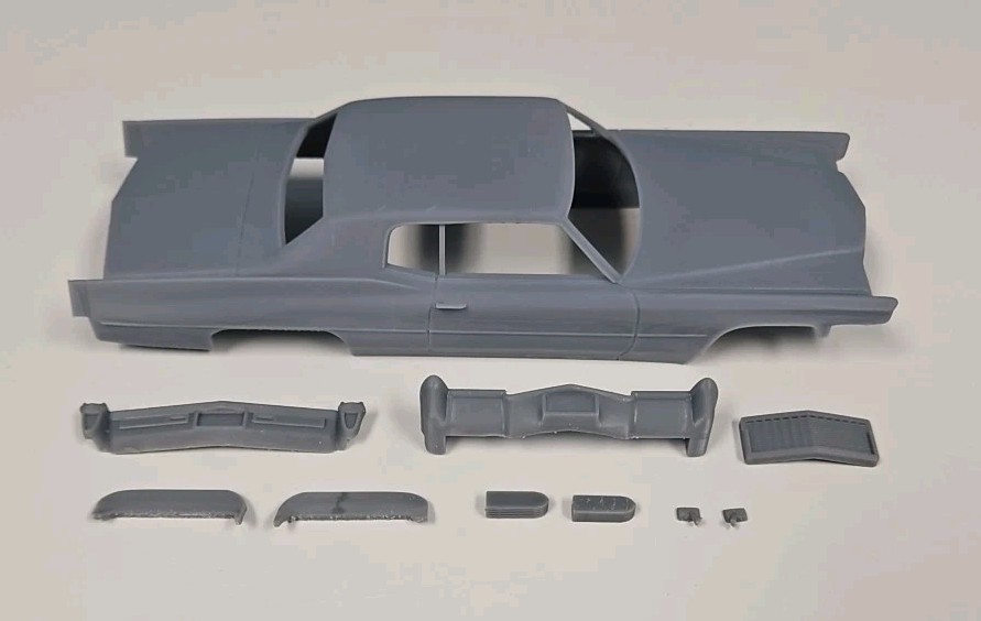 ABS-LIKE RESIN 3D PRINTED 1/25 1970 CADILLAC COUPE DEVILLE BODY SET