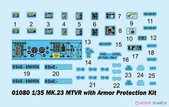Trumpeter 01080 1/35 scale Mk23 MTVR Armored Truck Plastic model