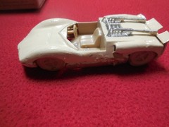 Vintage 1965 Hawk 1/32 Scale Chaparral ll Model Kit built open box Slot Car body