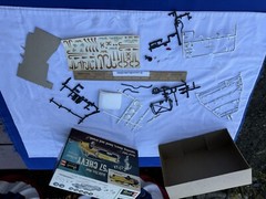 1963 Revell Model Kit 1957 Chevy Chevrolet 1/25 Bel Air Box & Parts Only No Body