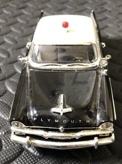 Vintage Signature Orange County Sheriff 1956 Plymouth Police Car Model