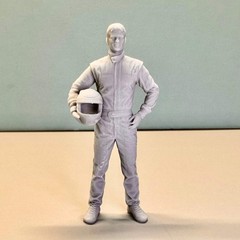 1 Race Car Driver #24 for Display or Diorama 1/24 1/25