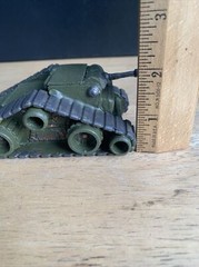 1/72 Modified Tank Painted Fantasy Wars Resin? Wood Die Cast 4”
