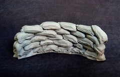 1/35 Diorama Sandbag Walls Trench Bunker Tank Military Scene Model Accessories