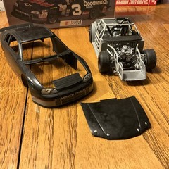 Built Model Car, 1998 Revell Stock Car STARTED, INCOMPLETE, MODIFIED