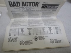 Vintage 1980 Monogram Bad Actor 1960 Chevy delivery sedan plastic model kit 2267
