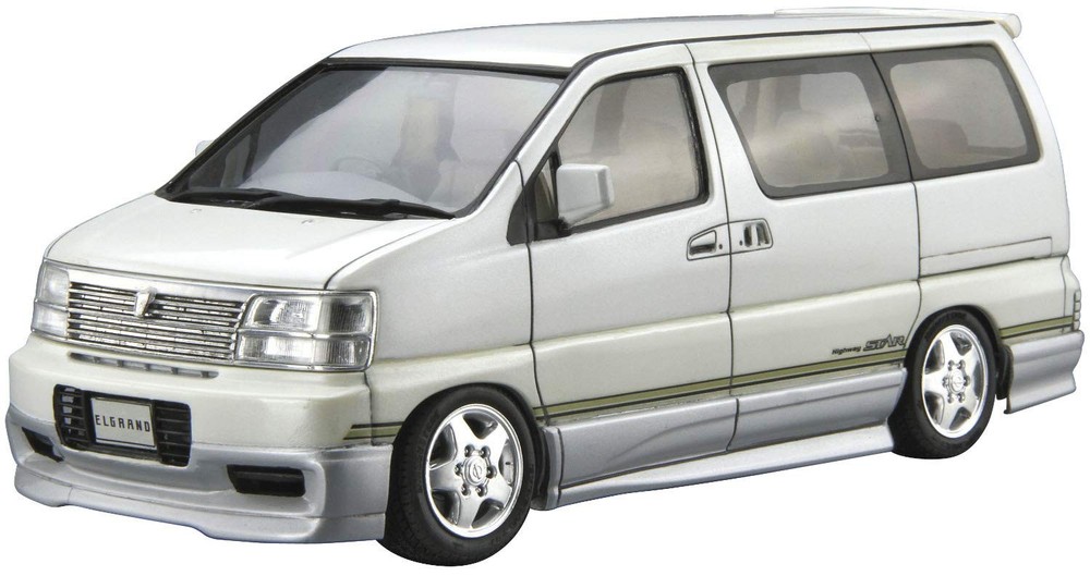 1/24 The model car No.123 Nissan E50 Elgrand 1999 plastic model