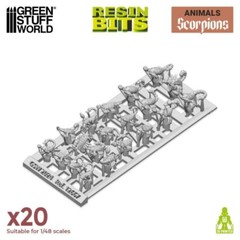Scorpions 3D printed set – animals resin bits swarm desert wargames battlefield