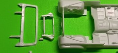 1977 Jeep Cj-7 1/24 Body Hood Dash Windshield Frame Revell Dasiy Duke Parts Lot