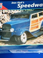 Dan Fink’s Speedwagon Monogram Nostalgic Woody Wagon 1:25 Scale Model Kit sealed