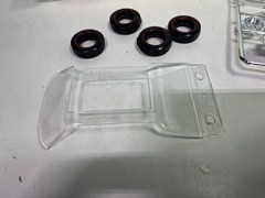 1/25 JO-HAN 1970 OLDSMOBILE 442 HARDTOP WHITE RED LINE TIRES MODEL KIT OPEN 3 B2