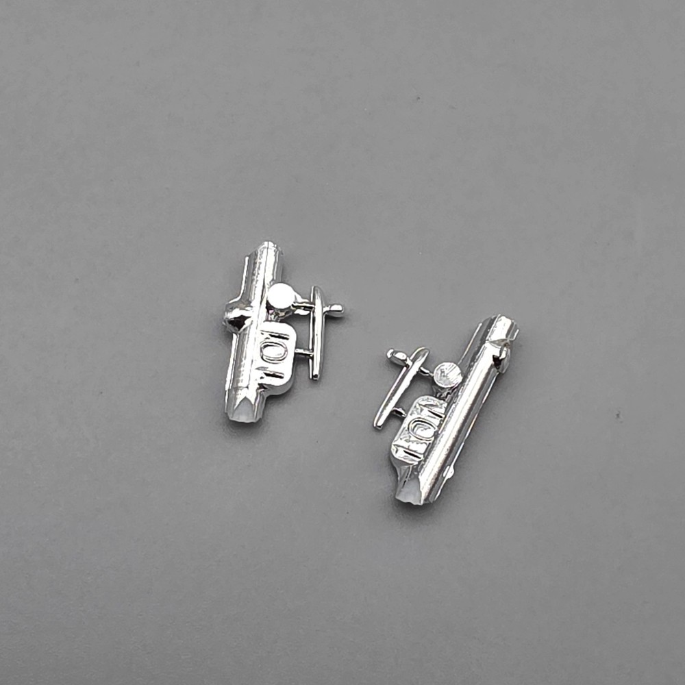 Monogram 1/24 58 Ford Thunderbird Parts Kit Bash Chrome Fender Ornaments